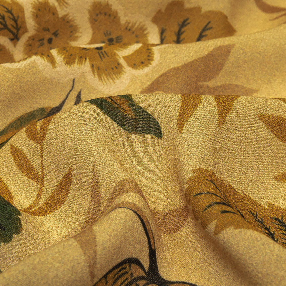 Mood Exclusive Taos Taupe Elizabethan Elegance Viscose Georgette Detail