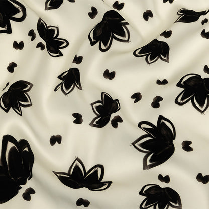Mood Exclusive Large Lazy Lotus Polyester Crepe