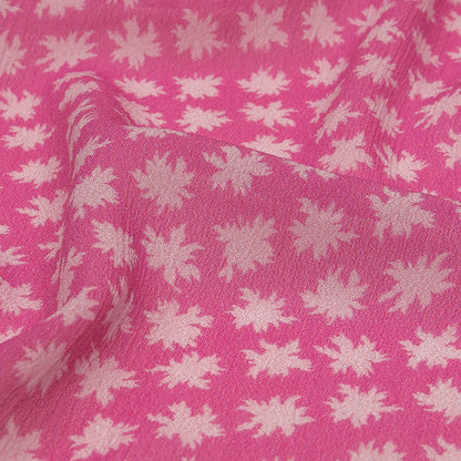 Mood Exclusive Pink Fine Fireworks Crinkled Polyester Georgette Detail