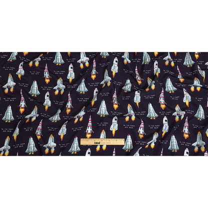 Mood Exclusive Evening Blue One Small Step Viscose Poplin Full