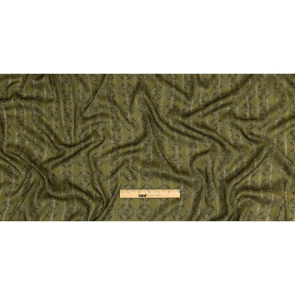 Mood Exclusive Victorian Vines Metallic Pinstriped Viscose Dobby Full