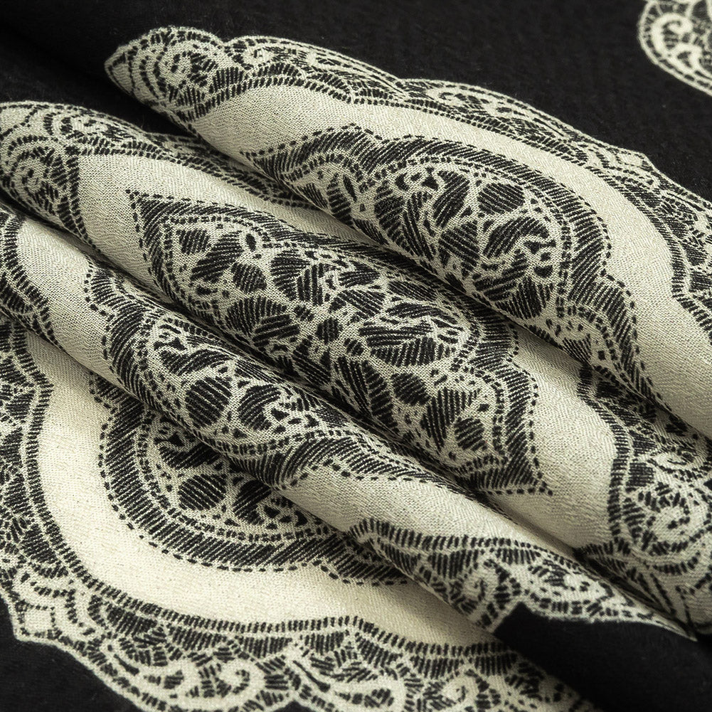 Mood Exclusive Caviar Antique Athenaeum Spotted Viscose Jacquard Folded