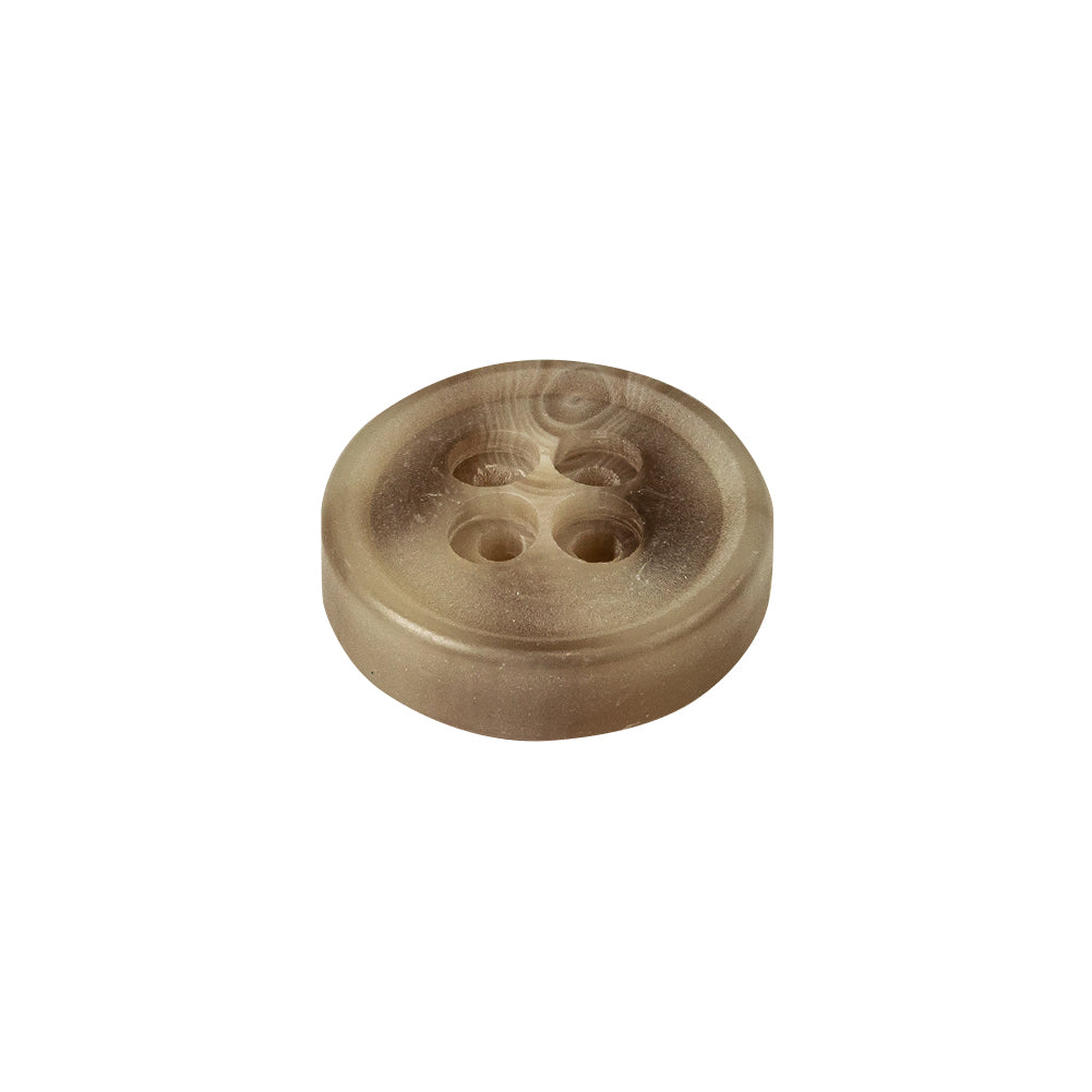 Sand Dune Swirls Tiny Mound Plastic 4-Hole Button - 28L/18mm Folded