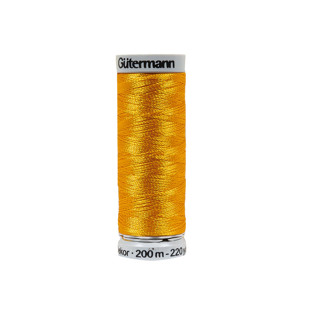 Gutermann Machine Embroidery Thread 200m - 1585 Goldenrod