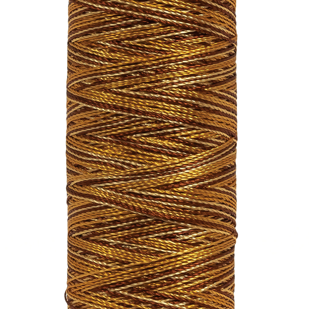 Gutermann Machine Embroidery Thread 200m - 9922 Varigated Butternut Detail
