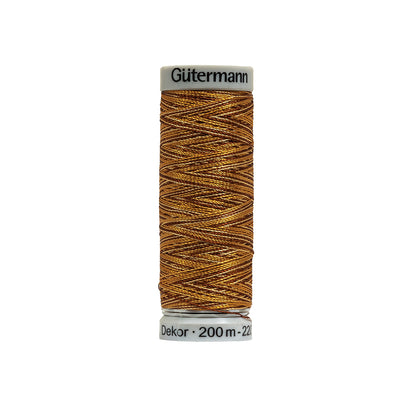 Gutermann Machine Embroidery Thread 200m - 9922 Varigated Butternut