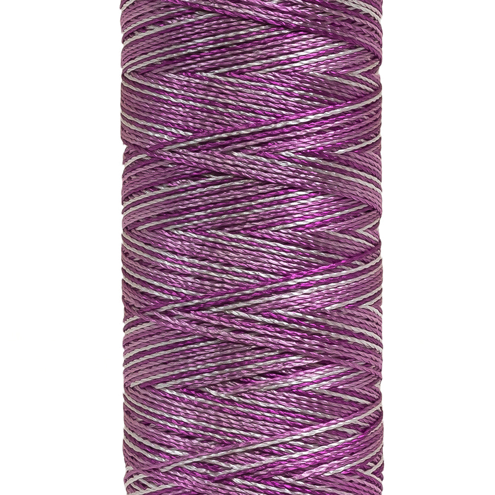 Gutermann Machine Embroidery Thread 200m - 9956 Varigated Lavender Detail