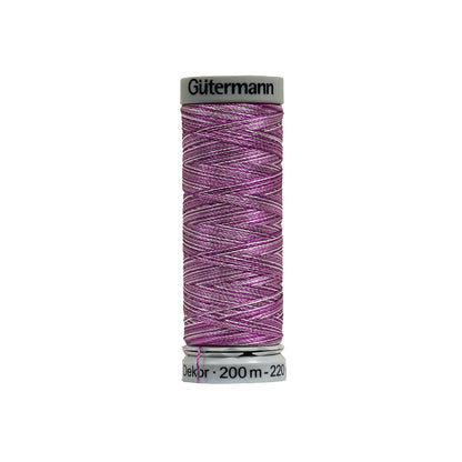 Gutermann Machine Embroidery Thread 200m - 9956 Varigated Lavender