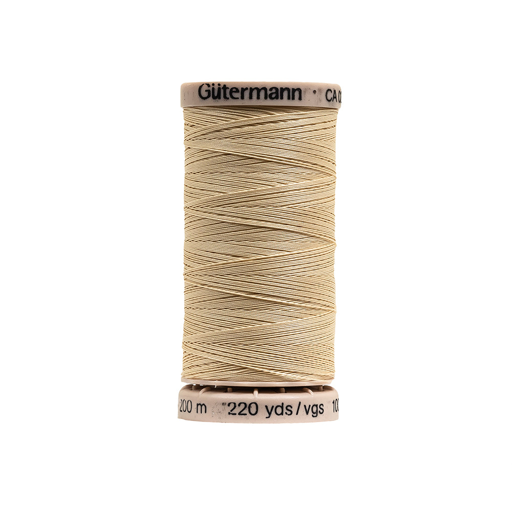 Gutermann Hand Quilting Cotton Thread 200m - 0829 Ecru