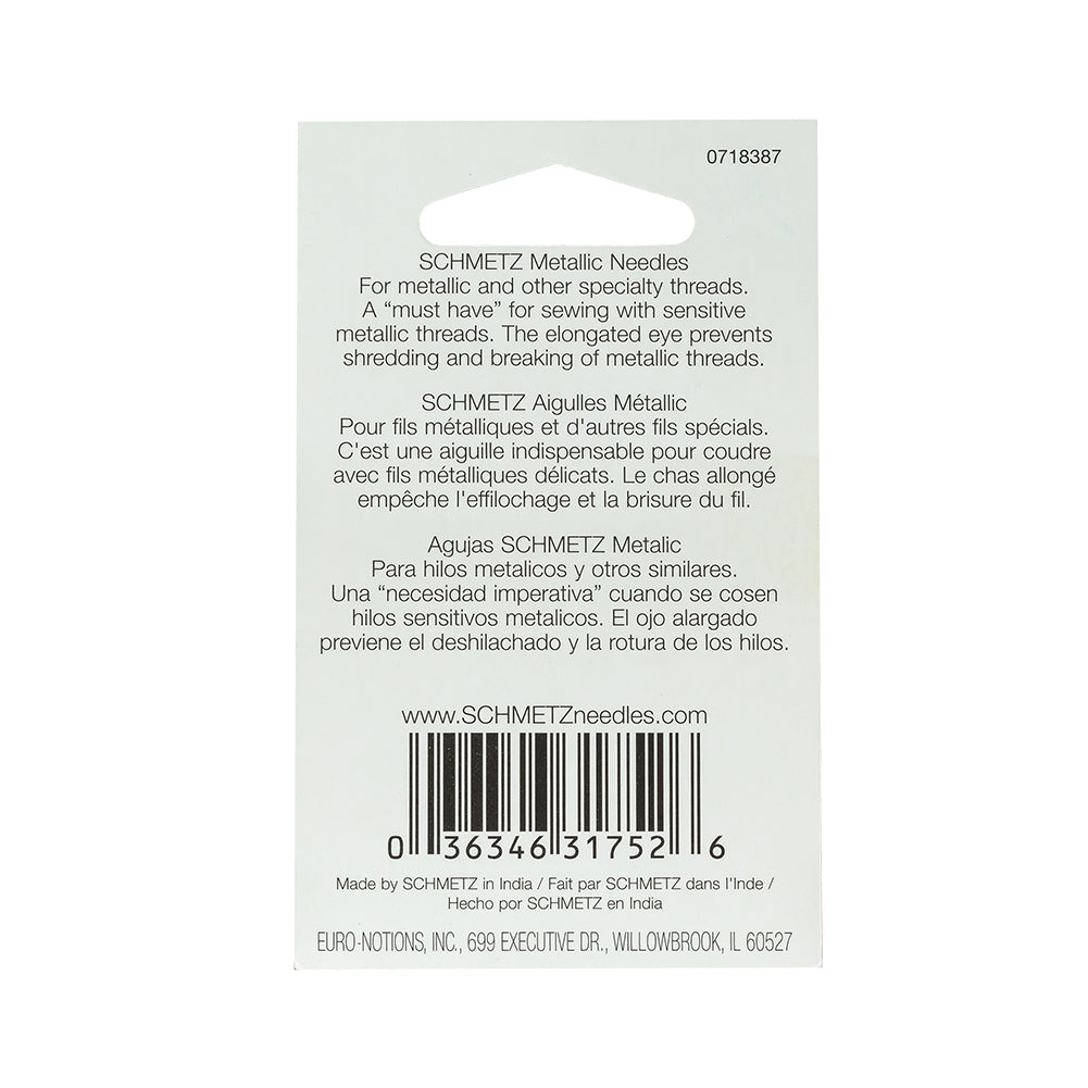 Schmetz Metallic Machine Needles - 90/14 - 5 ct Detail