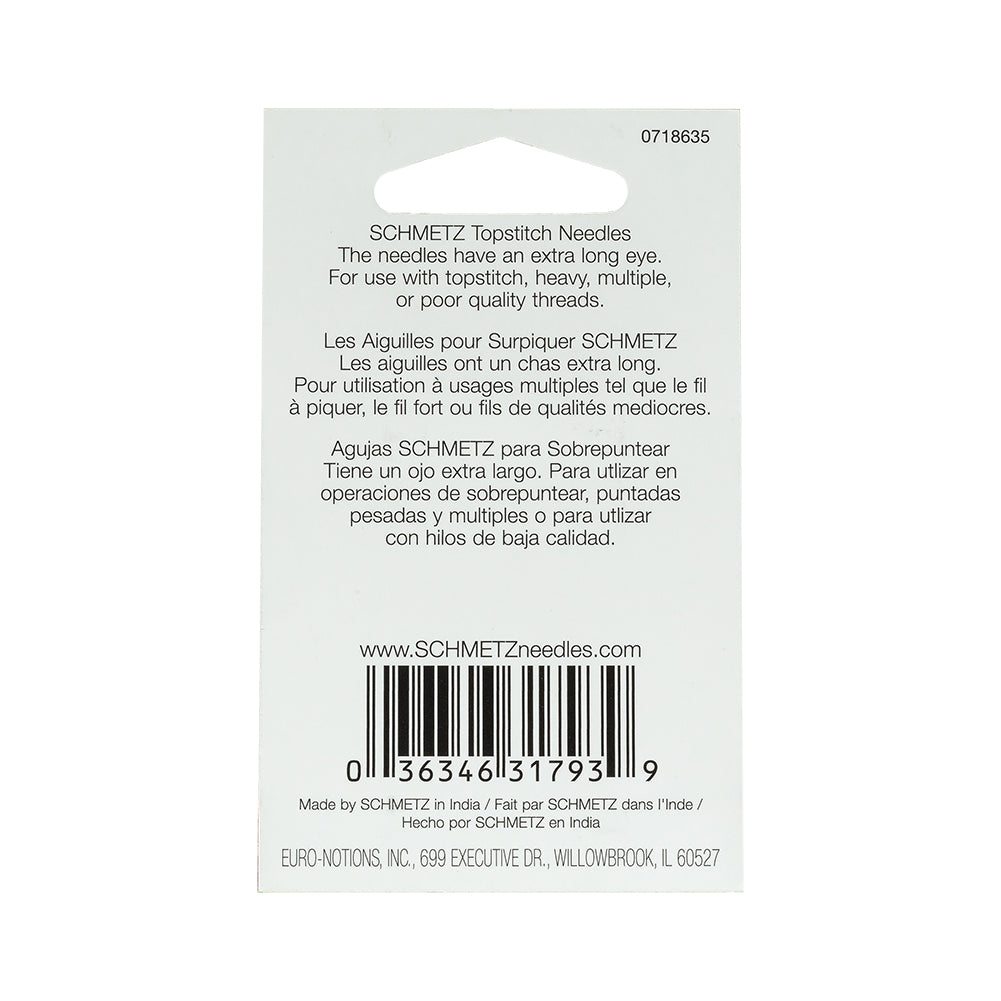Schmetz Topstitch Machine Needles - 90/14 - 5 ct Detail