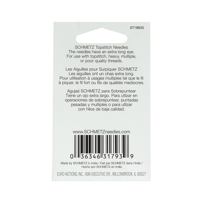 Schmetz Topstitch Machine Needles - 90/14 - 5 ct Detail