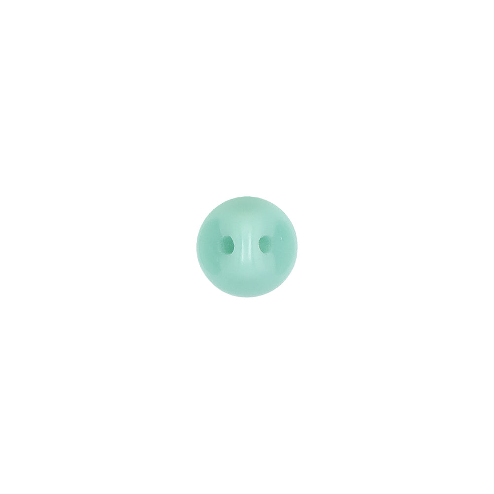 European Mint Self Back Glass Button - 12L/7.5mm - Detail - Image 3 of 4