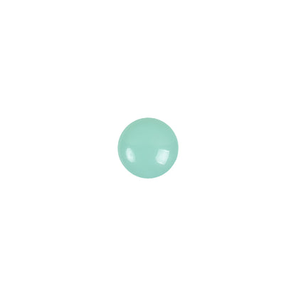 European Mint Self Back Glass Button - 12L/7.5mm