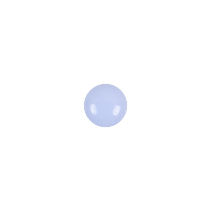 European Light Blue Self Back Glass Button - 12L/7.5mm