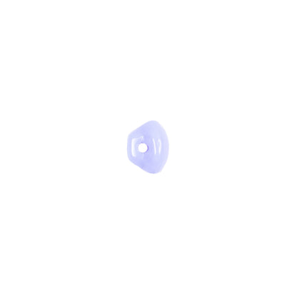 European Periwinkle Self Back Glass Button - 12L/7.5mm Detail