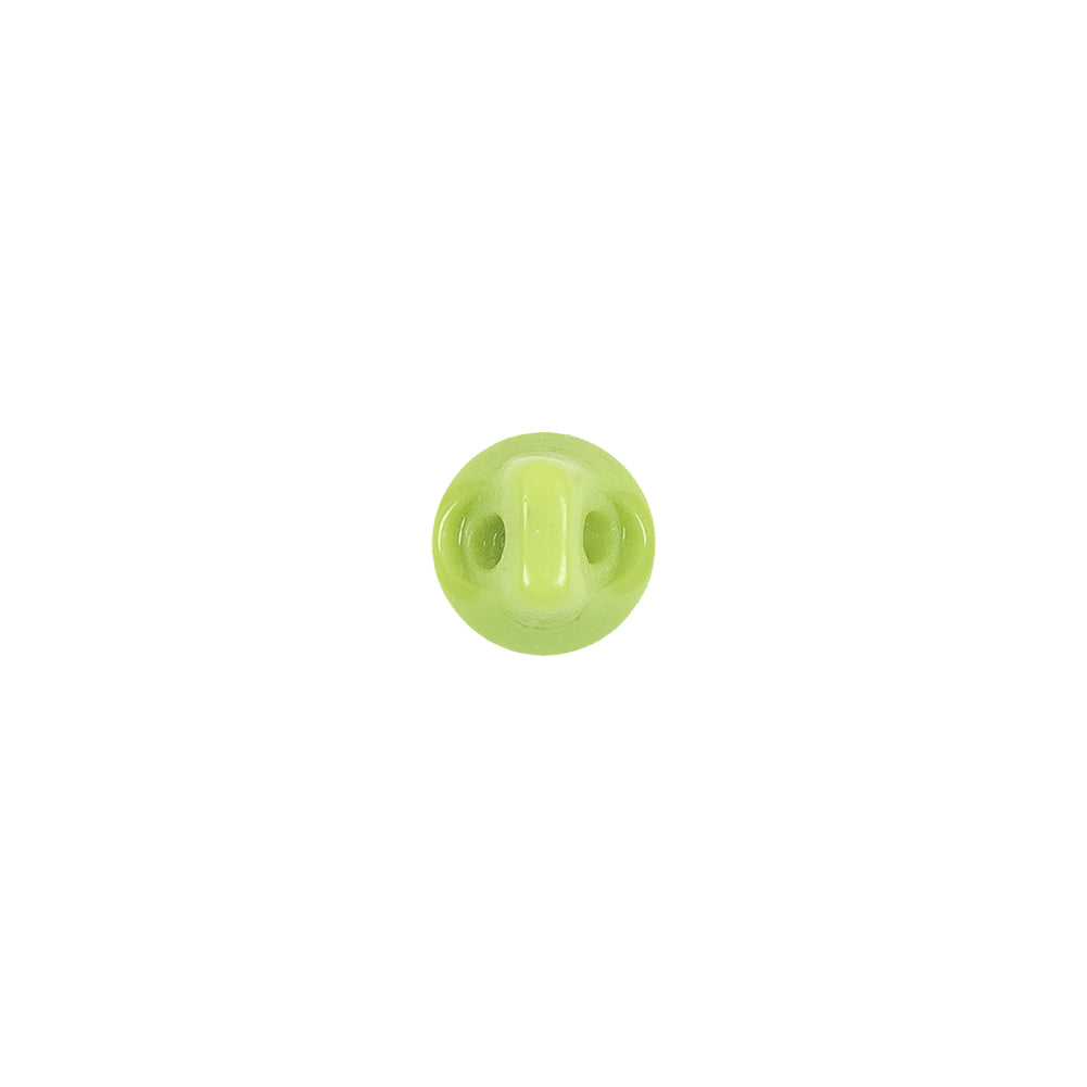 European Green Self Back Glass Button - 12L/7.5mm - Detail - Image 3 of 4