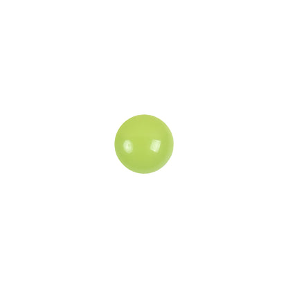 European Green Self Back Glass Button - 12L/7.5mm