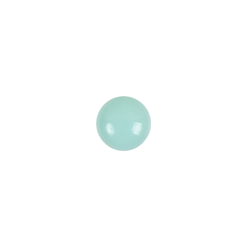European Mint Self Back Glass Button - 14L/9mm