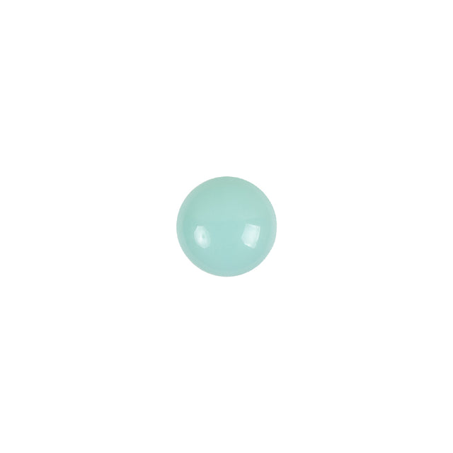 European Mint Self Back Glass Button - 14L/9mm