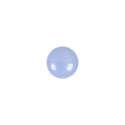 European Periwinkle Self Back Glass Button - 16L/10mm