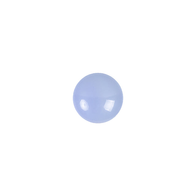 European Periwinkle Self Back Glass Button - 16L/10mm
