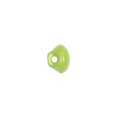 European Green Self Back Glass Button - 16L/10mm Detail