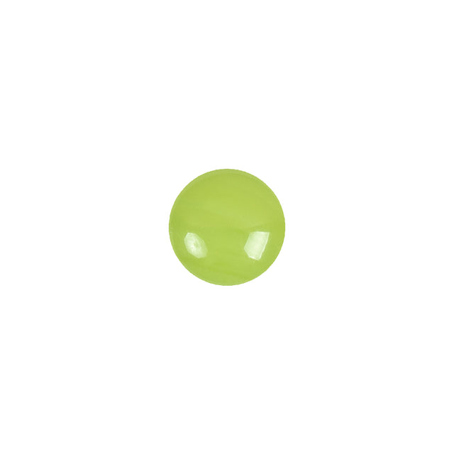 European Green Self Back Glass Button - 16L/10mm