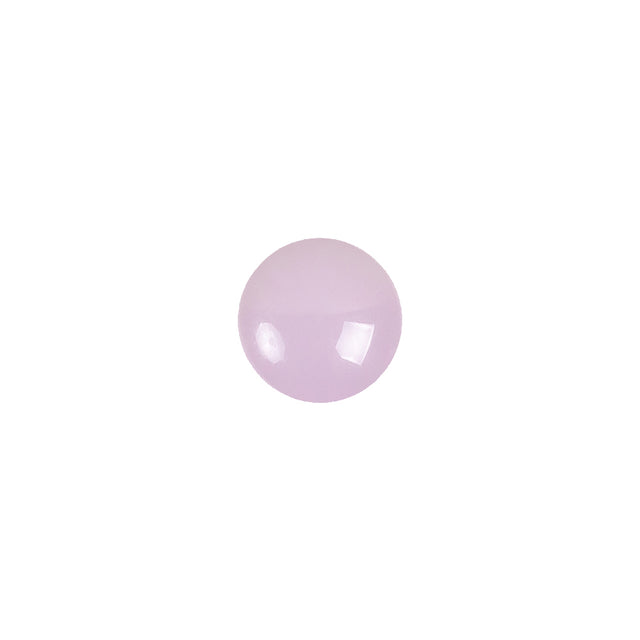 European Dark Lilac Self Back Glass Button - 16L/10mm