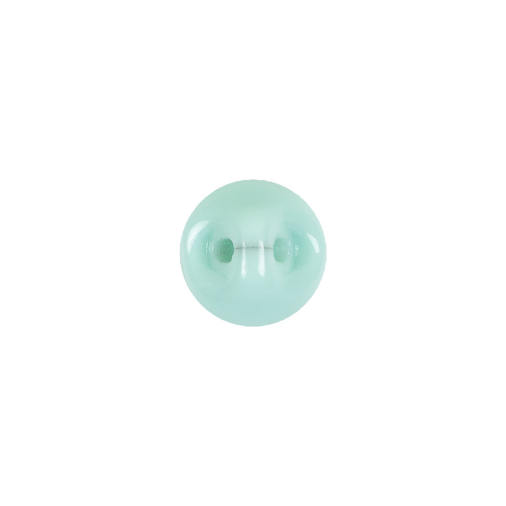 European Mint Self Back Glass Button - 18L/11.5mm - Detail - Image 3 of 4