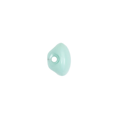 European Mint Self Back Glass Button - 18L/11.5mm Detail