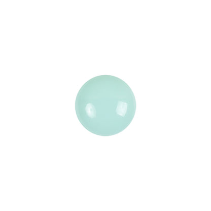 European Mint Self Back Glass Button - 18L/11.5mm