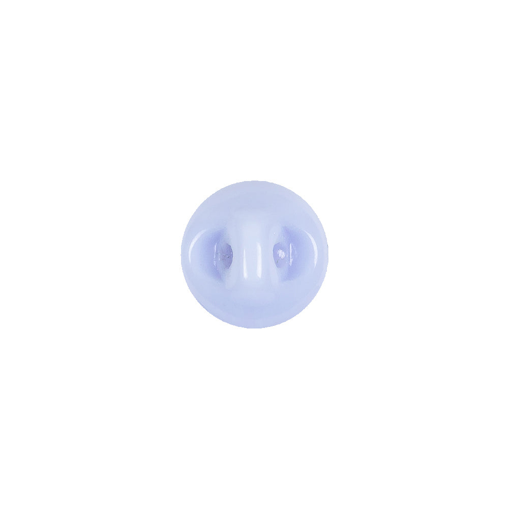 European Light Blue Self Back Glass Button - 18L/11.5mm - Detail - Image 3 of 4