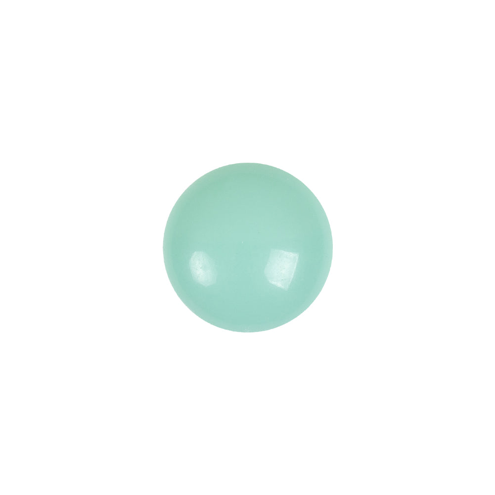 European Mint Self Back Glass Button - 20L/12.5mm