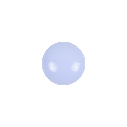 European Light Blue Self Back Glass Button - 20L/12.5mm
