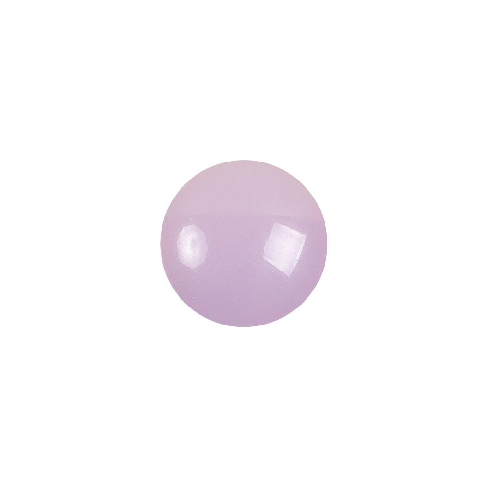 European Dark Lilac Self Back Glass Button - 20L/12.5mm