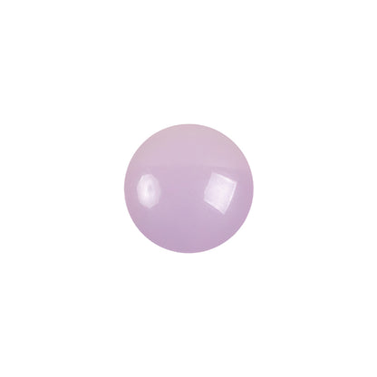 European Dark Lilac Self Back Glass Button - 20L/12.5mm