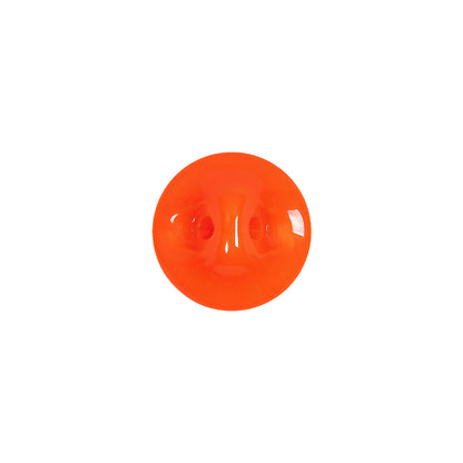 European Red Half Domed Self Back Glass Button - 20L/12.5mm