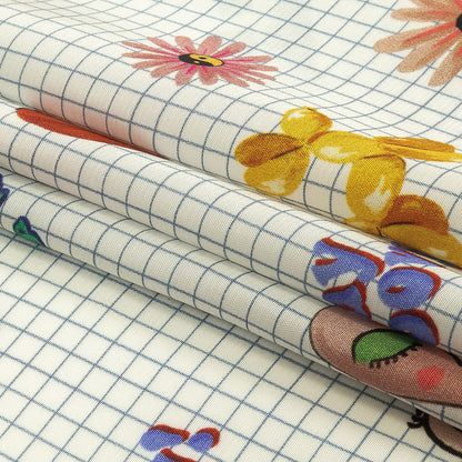 Mood Exclusive White Flash Sheet Viscose Poplin Folded