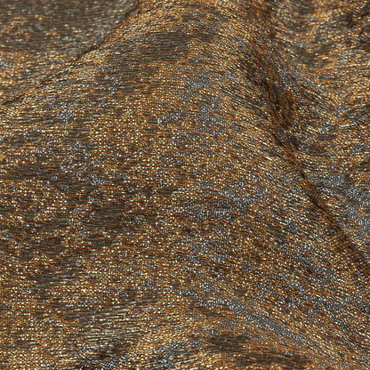 Pegasus Gold, Copper and Gunmetal Mottled Luxury Brocade