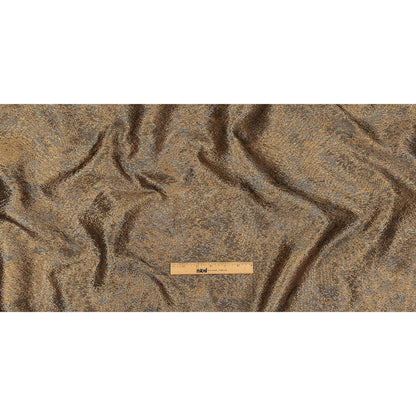 Pegasus Gold, Copper and Gunmetal Mottled Luxury Brocade