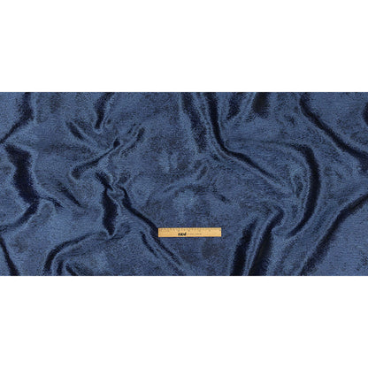 Pegasus Navy Mottled Luxury Brocade