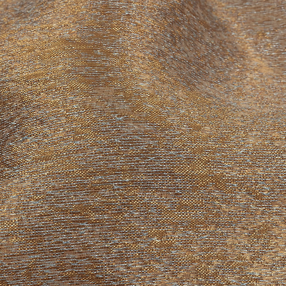 Pegasus Gold, Beige and Gray Mottled Luxury Brocade - Detail