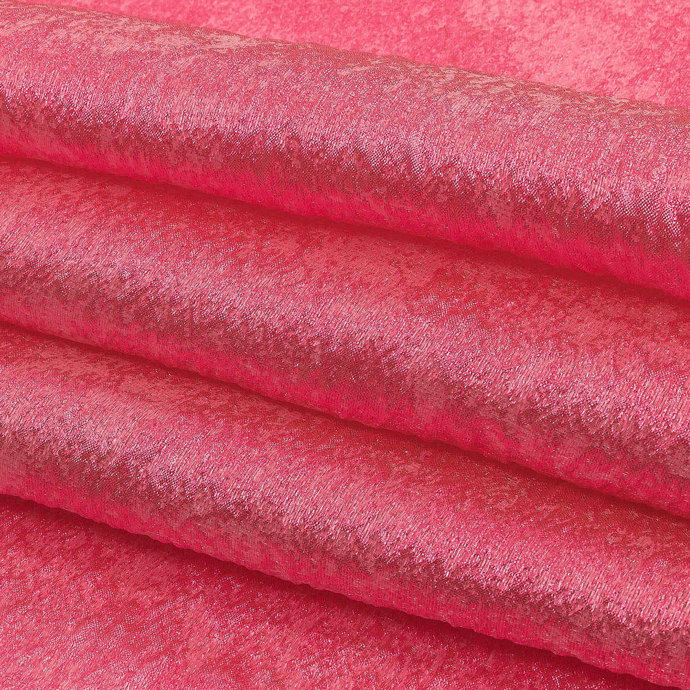 Pegasus Hot Pink Mottled Luxury Brocade - Folded