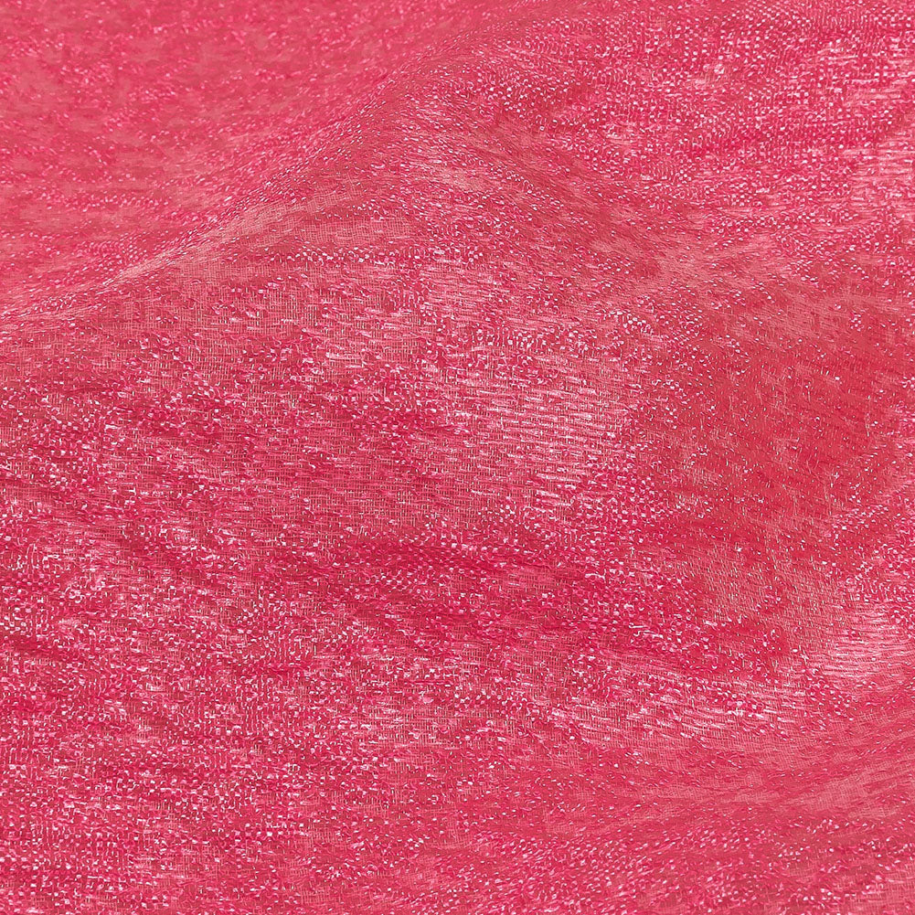 Pegasus Hot Pink Mottled Luxury Brocade - Detail