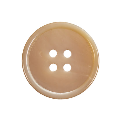 Apricot Cream 4 Hole Shell Button - 40L/25.5mm