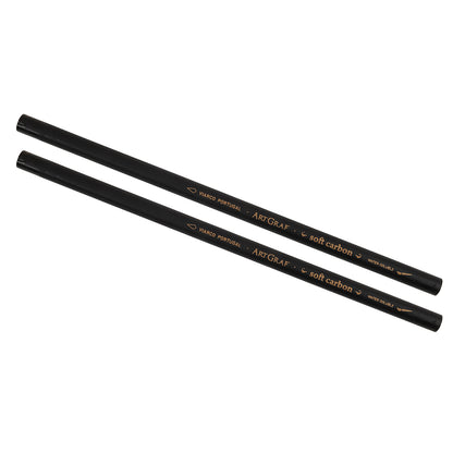 ArtGraf Premium Soft Carbon Pencils - 2 pack Folded