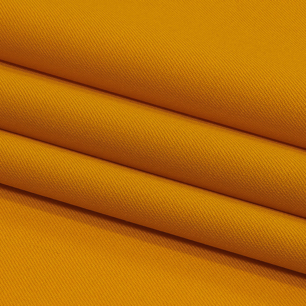 Super 120 Merino Wool Suiting - Saffron - Finn Collection - Folded