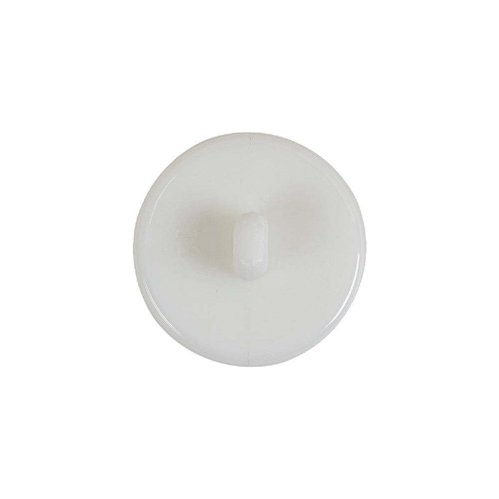 Italian White Anchor Embossed Shank Back Button - 32L/20mm Detail