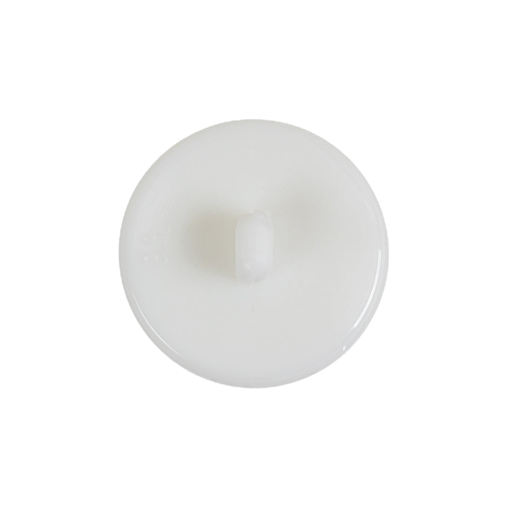 Italian White Anchor Embossed Shank Back Button - 36L/23mm Detail